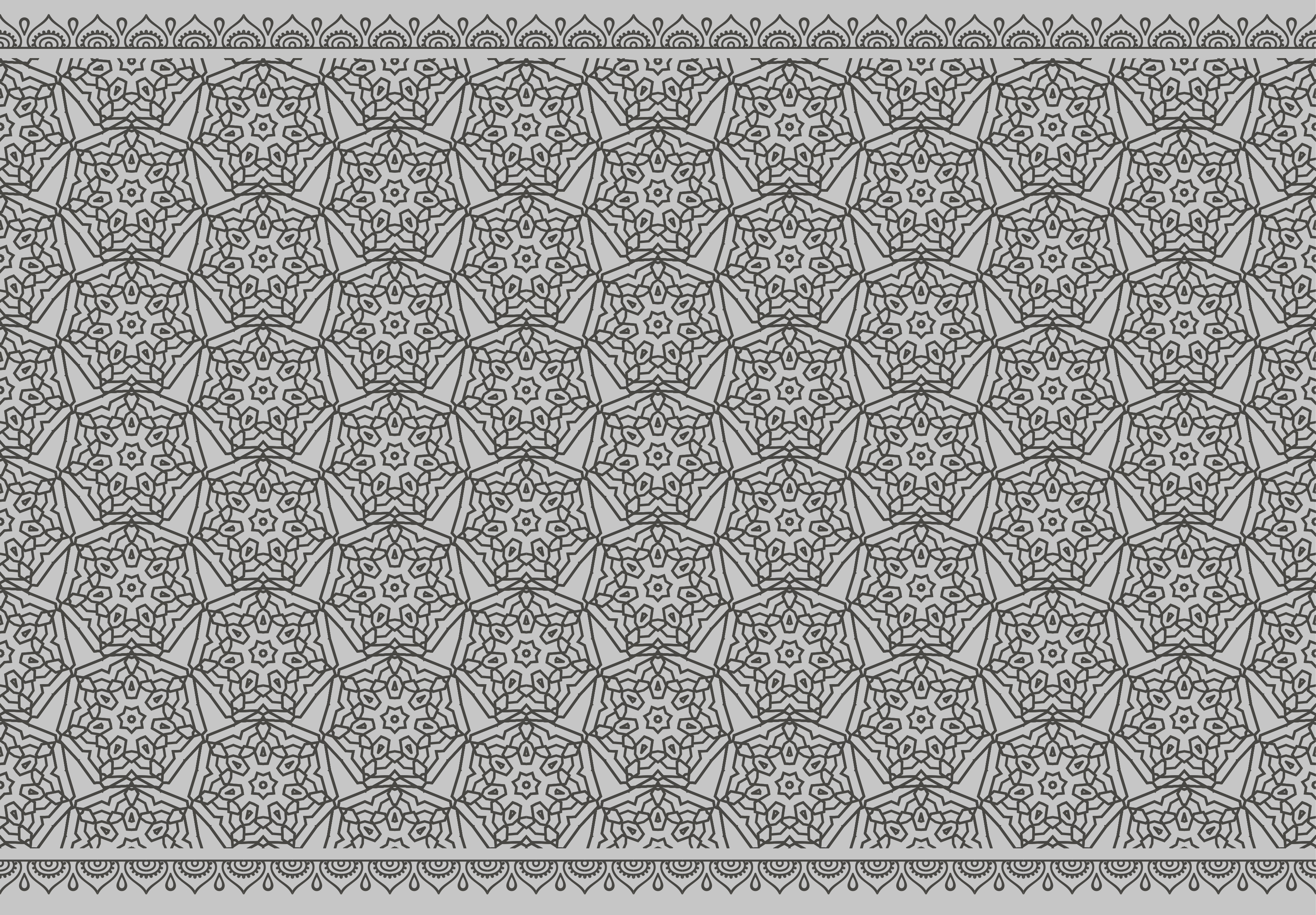 Alfombra vinílica mandala simetría mandala - TenVinilo