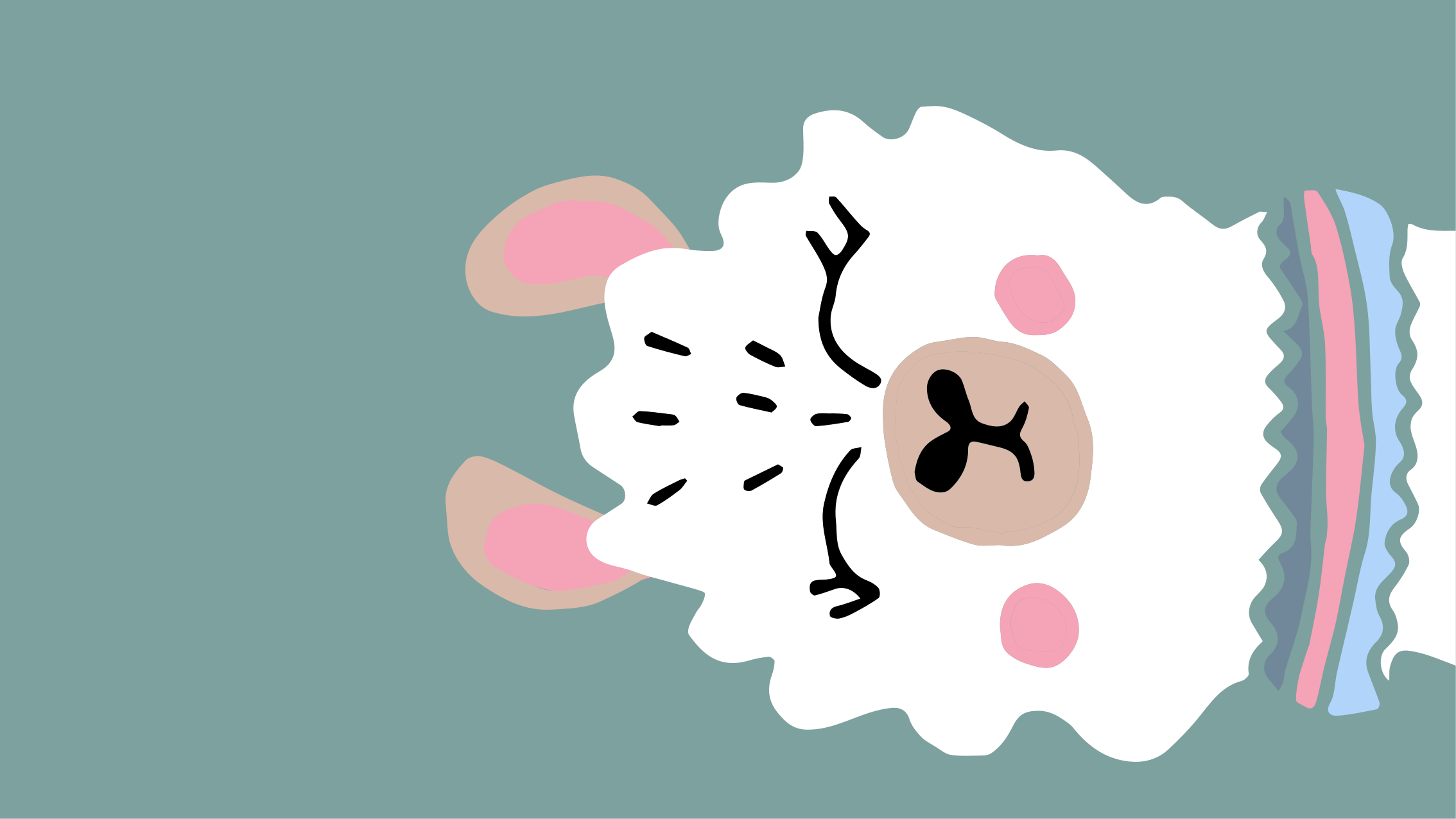 Aflombra vinílica animales Sin drama de llamas - TenVinilo