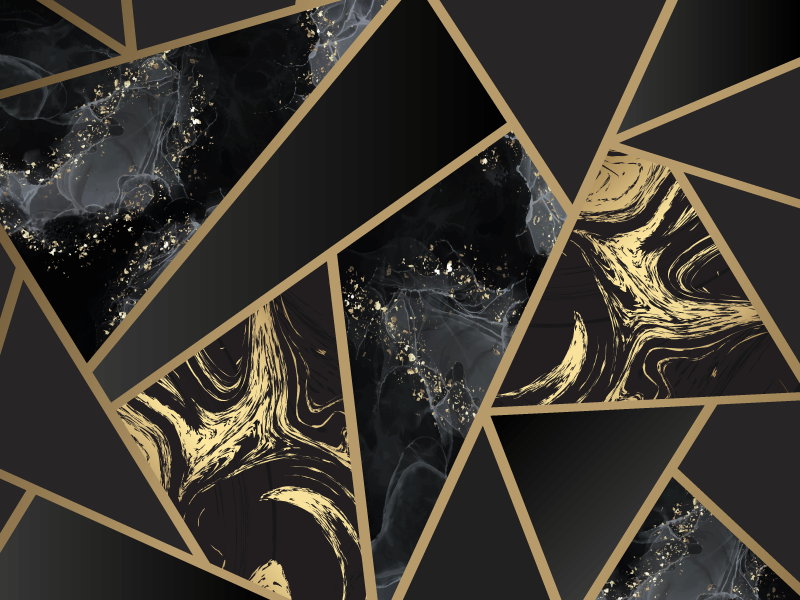 Alfombra vinílica geométrica de mármol - TenVinilo