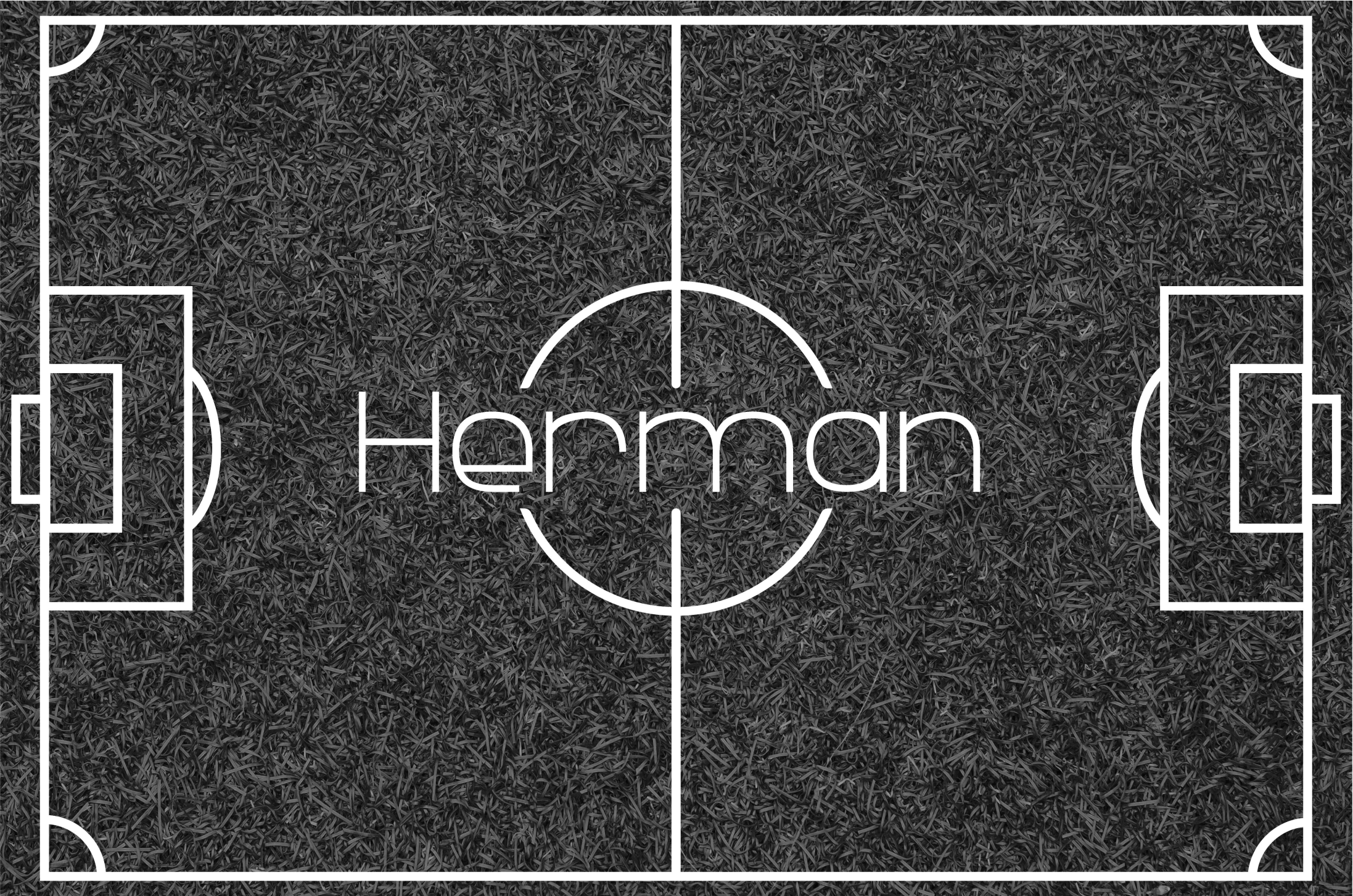 Alfombra vinílica juegos campo de fútbol con nombre - TenVinilo