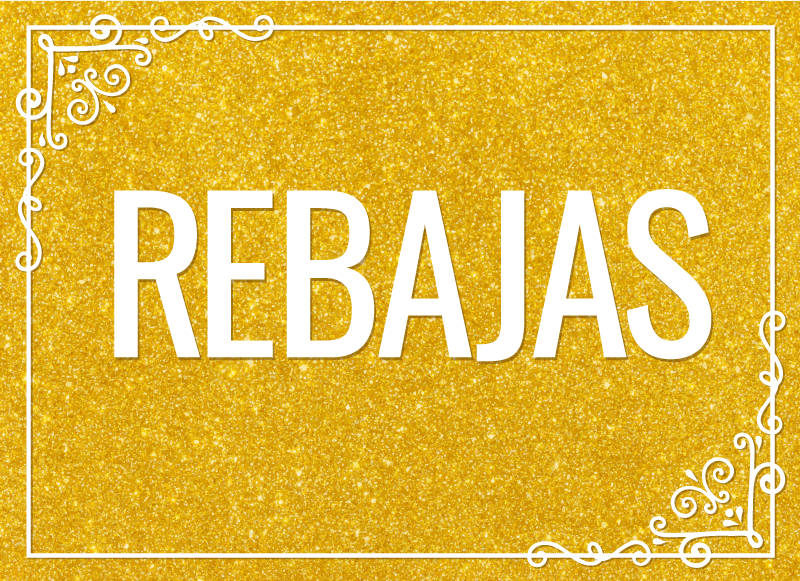 Alfombra vinilo rectangular venta textura brillo dorado - TenVinilo