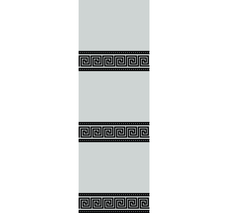 Papel tapiz ornamental motivo griego clásico - TenVinilo