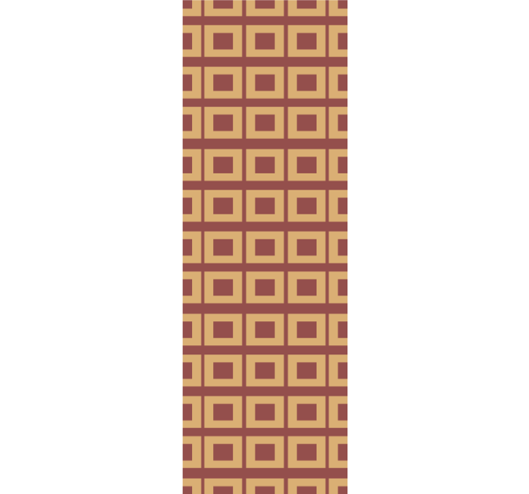 Papel tapiz cuadrados bloques geométricos retro - TenVinilo