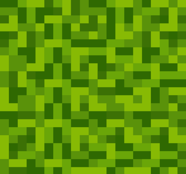 Papel tapiz juvenil diseño de juego cuadrado verde - TenVinilo