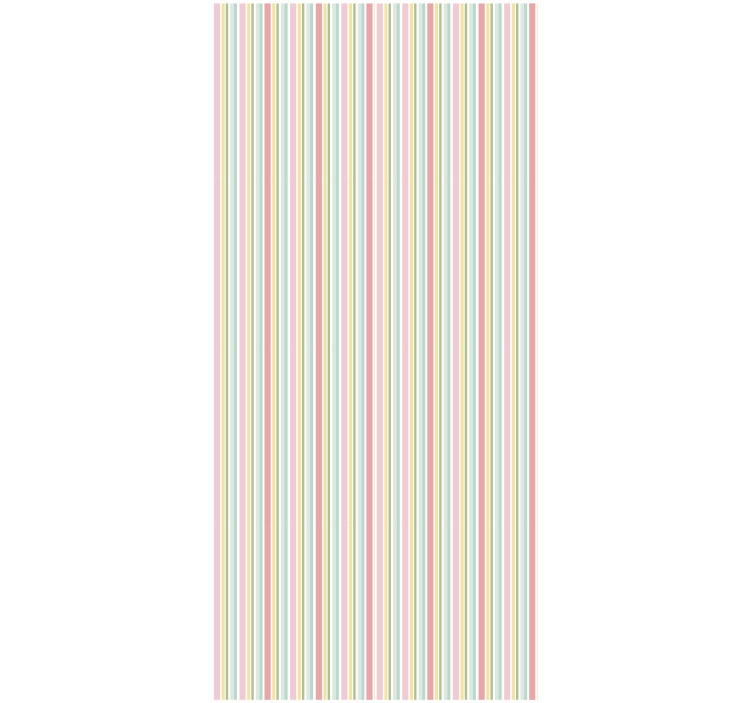 Papel tapiz para sala rayas pasteles horizontales - TenVinilo