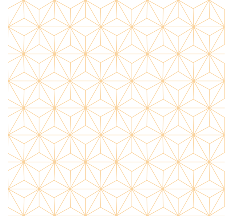 Papel tapiz para sala líneas blancas y doradas - TenVinilo