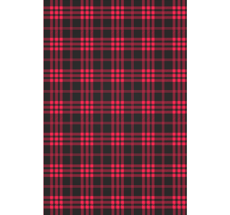 Papel tapiz navidad patrón tartan navideño - TenVinilo