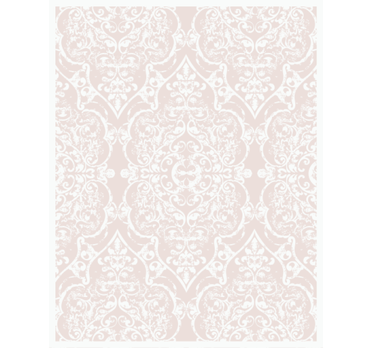 Papel tapiz vintage patrón barroco claro - TenVinilo