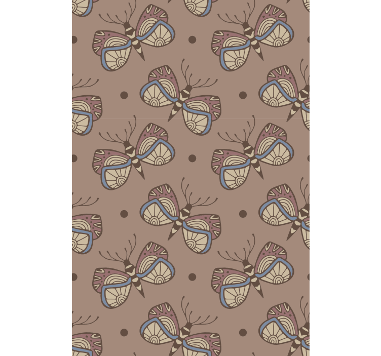 Papel tapiz mariposas victoria vintage inspiradora - TenVinilo