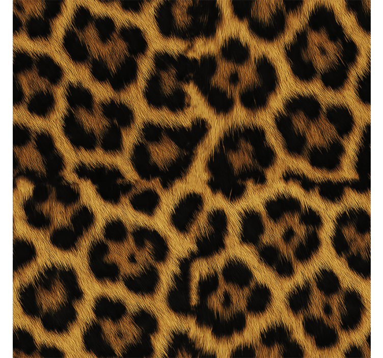 Papel tapiz recámara matrimonial leopardo esponjoso - TenVinilo