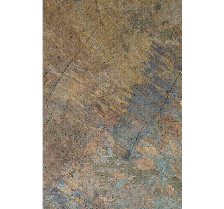 Papel tapiz recámara matrimonial efecto concreto industrial - TenVinilo