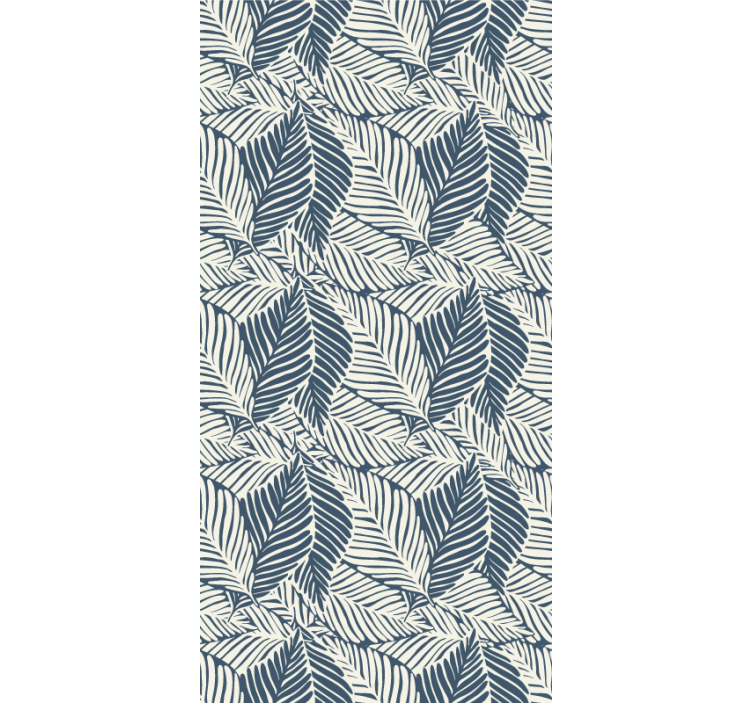 Papel tapiz naturaleza patrones de hojas - TenVinilo