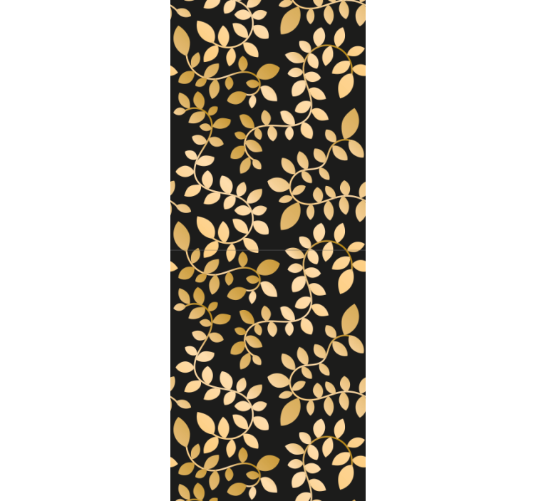 Papel tapiz hojas elegancia frondosa - TenVinilo