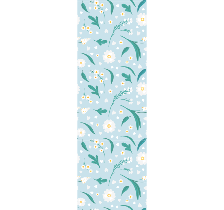 Papel tapiz floral exhibición de jardín floral - TenVinilo