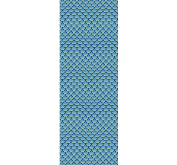 Papel tapiz geométrico patrón de escamas de pescado - TenVinilo