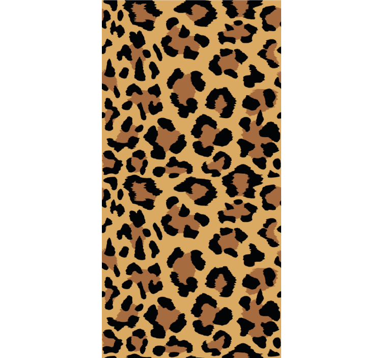 Papel tapiz leopardos patrón de manchas leopardas - TenVinilo