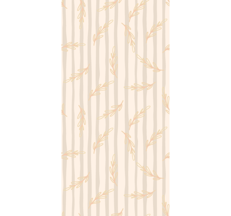 Papel pintado rayas verticales Beige elegante - TenVinilo