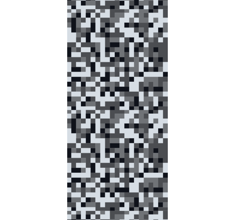 Papel tapiz abstracto pixelación geométrica - TenVinilo