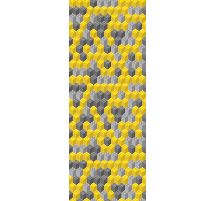 Papel tapiz geométrico panal geométrico - TenVinilo