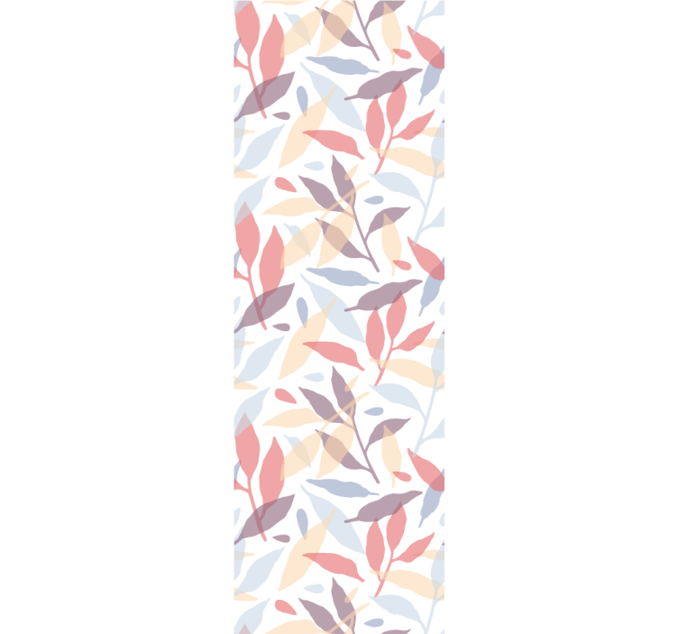 Papel pintado naturaleza Ramas de árboles de colores - TenVinilo