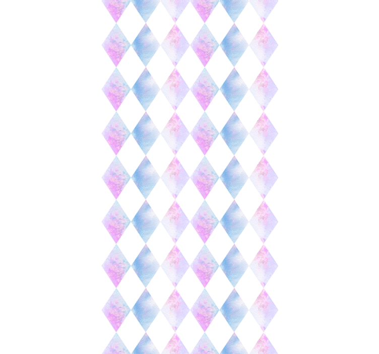 Papel tapiz cuadrados arlequín geométrico - TenVinilo