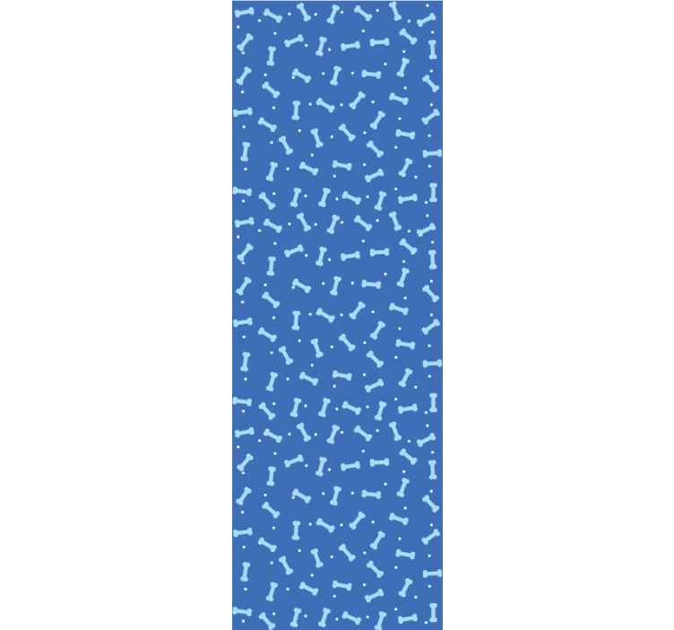 Papel pintado perros Increíble fondo azul huesos - TenVinilo