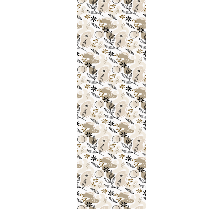 Papel tapiz animales patrón de fauna botánica - TenVinilo