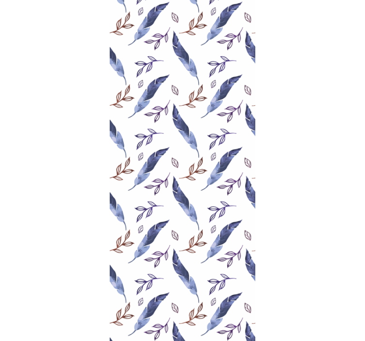 Papel pintado juvenil Elegante pluma de acuarela abstracta - TenVinilo
