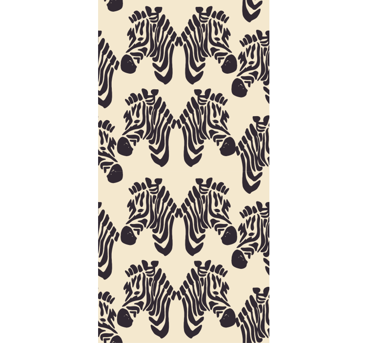 Papel tapiz cebra diseño de patrón de cebra - TenVinilo