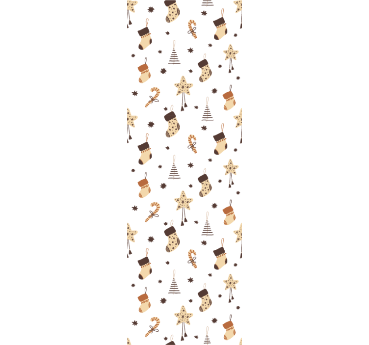 Papel pintado navidad Regalos de navidad patrón brillante - TenVinilo