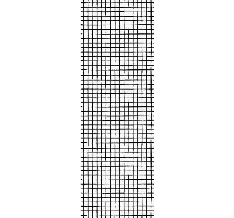 Papel tapiz geométrico patrón de cuadrícula - TenVinilo