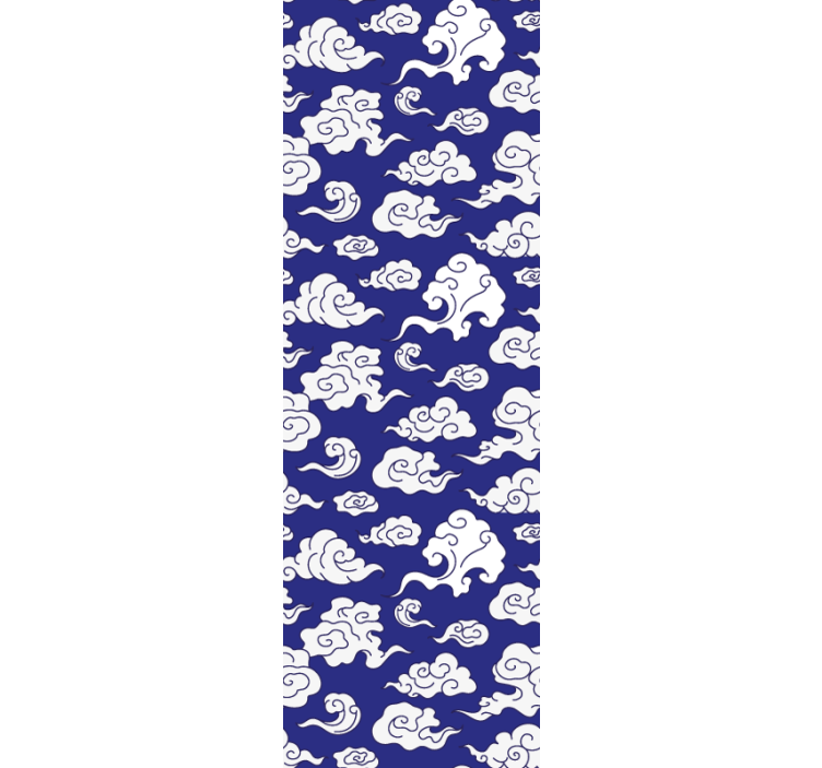 Papel tapiz Nueva York patrón de motivo nublado - TenVinilo