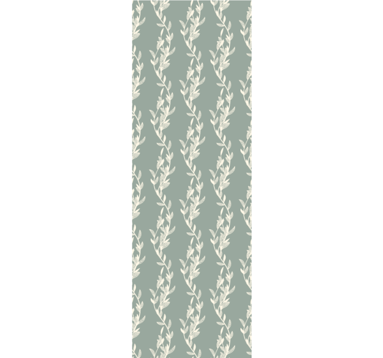 Papel pintado naturaleza Pequeñas hojas de estilo provenzal en ra - TenVinilo