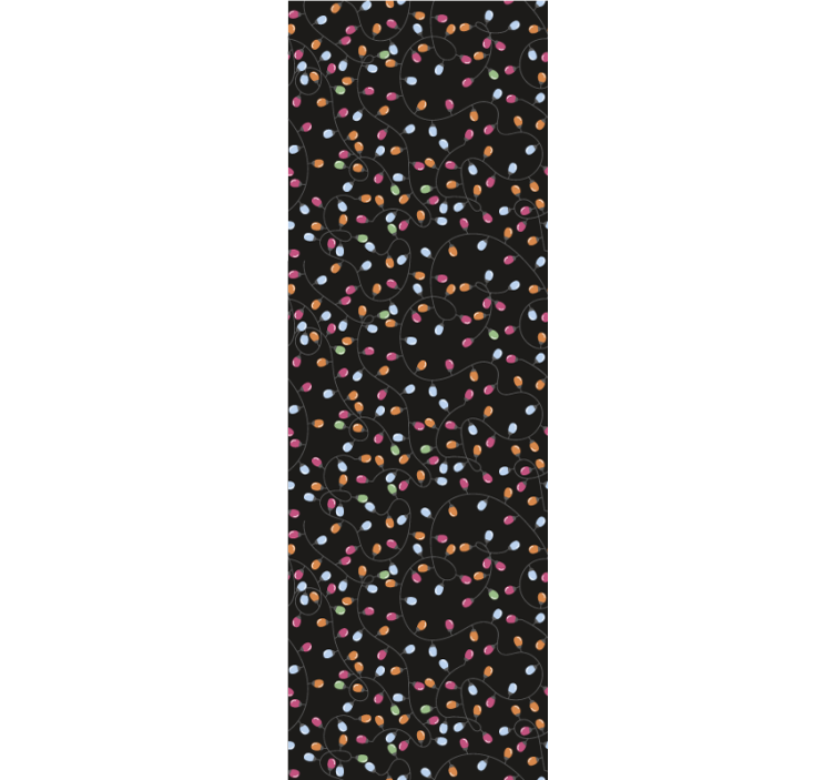 Papel tapiz navidad patrones de luces festivas - TenVinilo