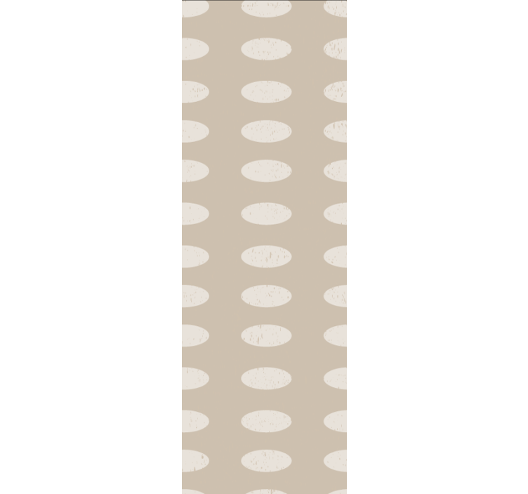 Papel tapiz círculos diseño de patrón ovalado - TenVinilo