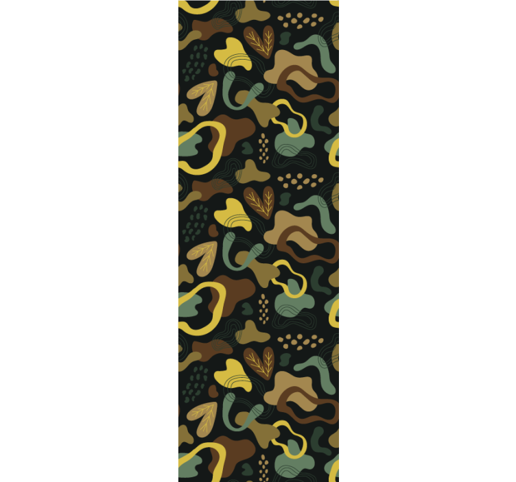 Papel tapiz abstracto patrones de formas orgánicas - TenVinilo