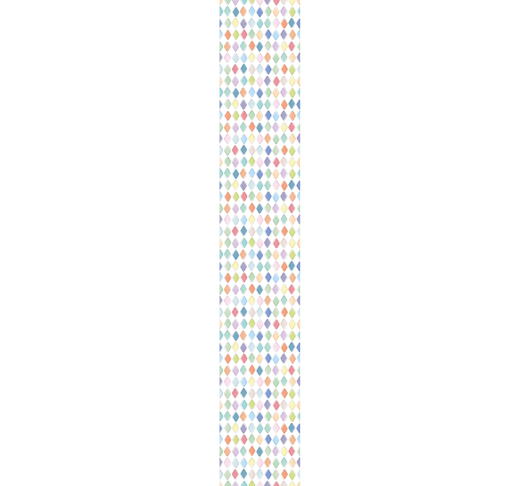Papel pintado de arte Coloridos diamantes arlequín - TenVinilo