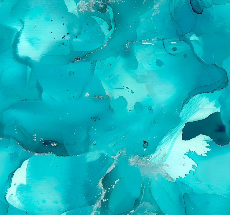 Papel tapiz abstracto olas azules - TenVinilo