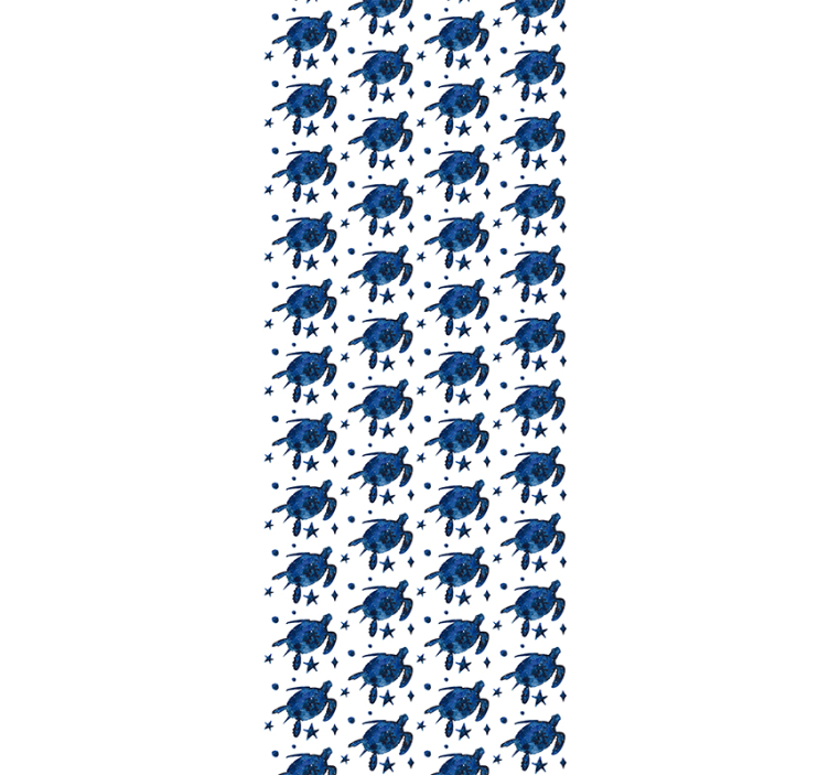 Papel tapiz animales tortugas marinas azules - TenVinilo