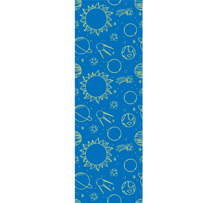 Papel pintado de estrellas lugar en una versión para niños - TenVinilo