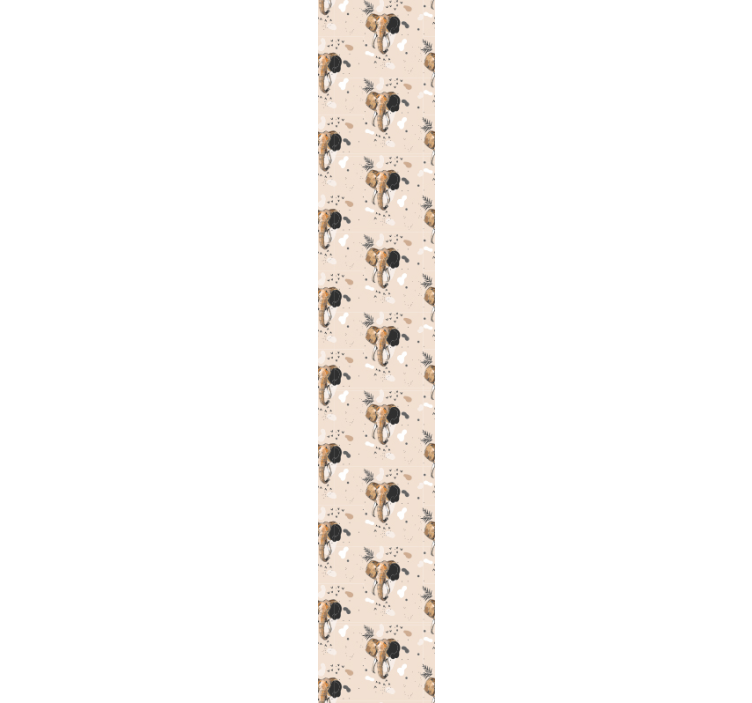 Papel pintado infantil elefantes realistas - TenVinilo