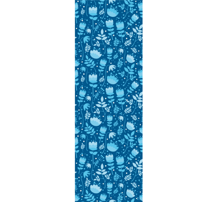 Papel tapiz floral diseño de patrón floral - TenVinilo