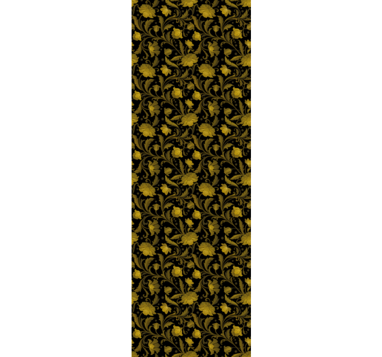 Papel clásico Flores doradas vintage - TenVinilo