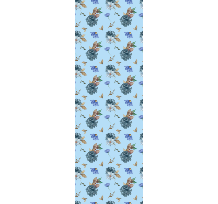 Papel pintado floral Flores de acuarela - TenVinilo