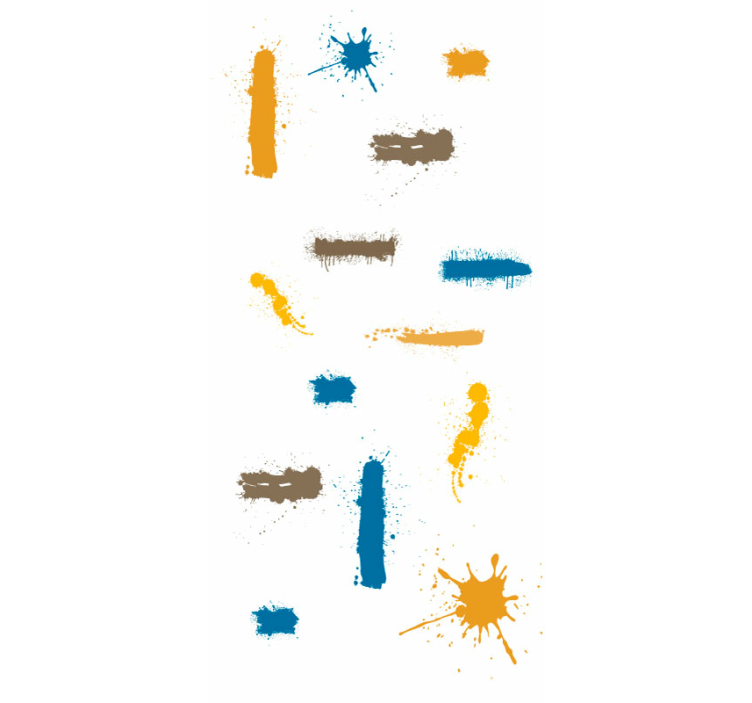 Papel tapiz abstracto trazos de pintura abstracta - TenVinilo