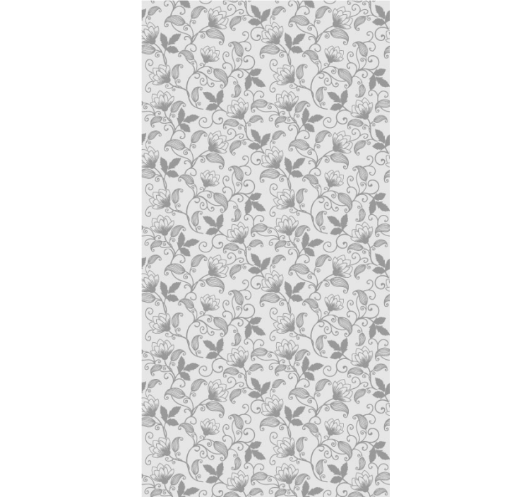 Papel tapiz floral elegante estampado floral - TenVinilo