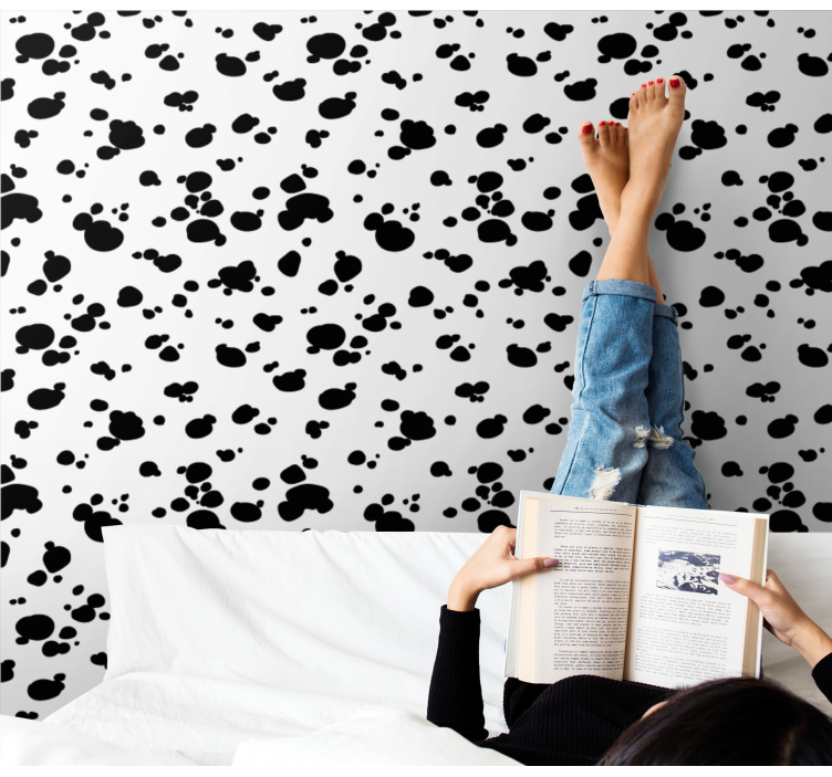 Papel pintado animal Impresión de dalmat - TenVinilo