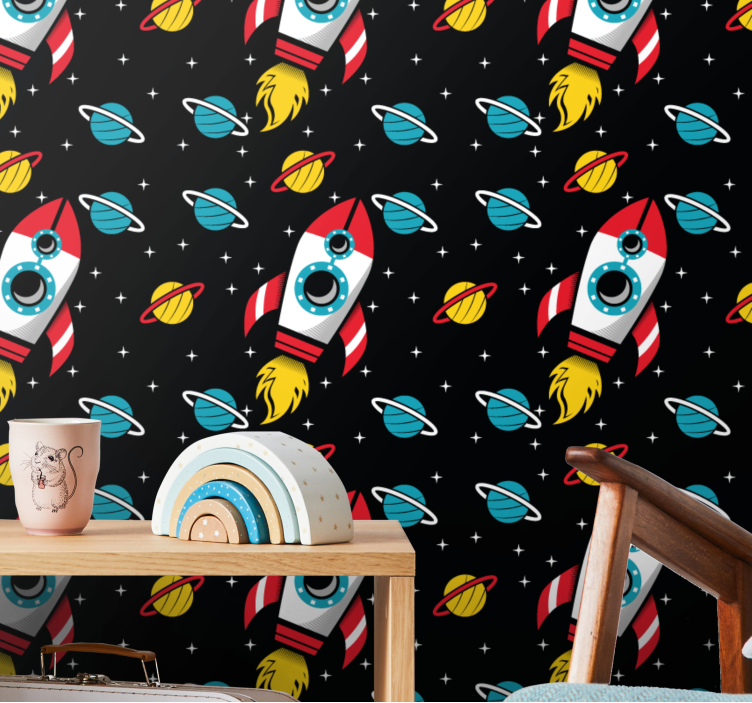 Papel pintado moderno Hasta el infinito y más allá - TenVinilo